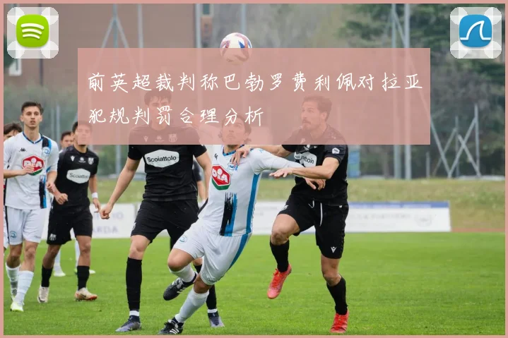 前英超裁判称巴勃罗费利佩对拉亚犯规判罚合理分析